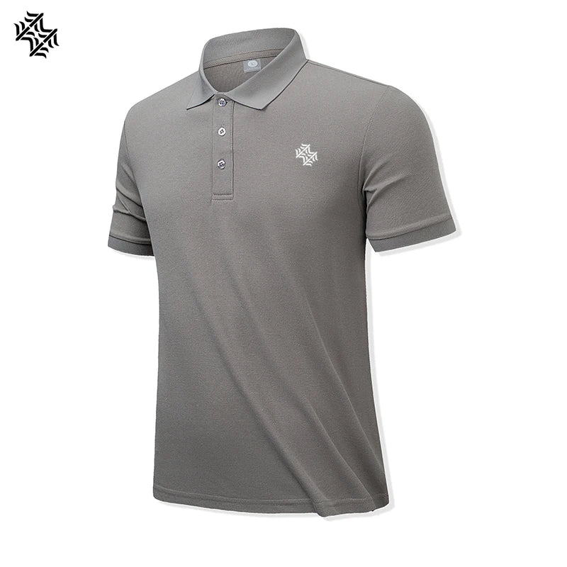 SBWL men's fashion 7 color business leisure high quality POLO shirt outdoor golf equestrian sports short sleeve POLO T-shirt Top