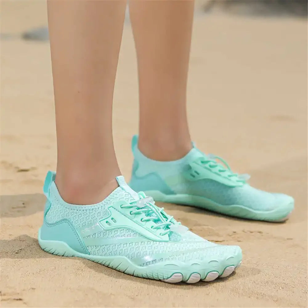 Size 37 Non Slip Children's Beach Slippers Green Trainers Women Shoes Flat Women's Sandals Sneakers Sports Outside Trends